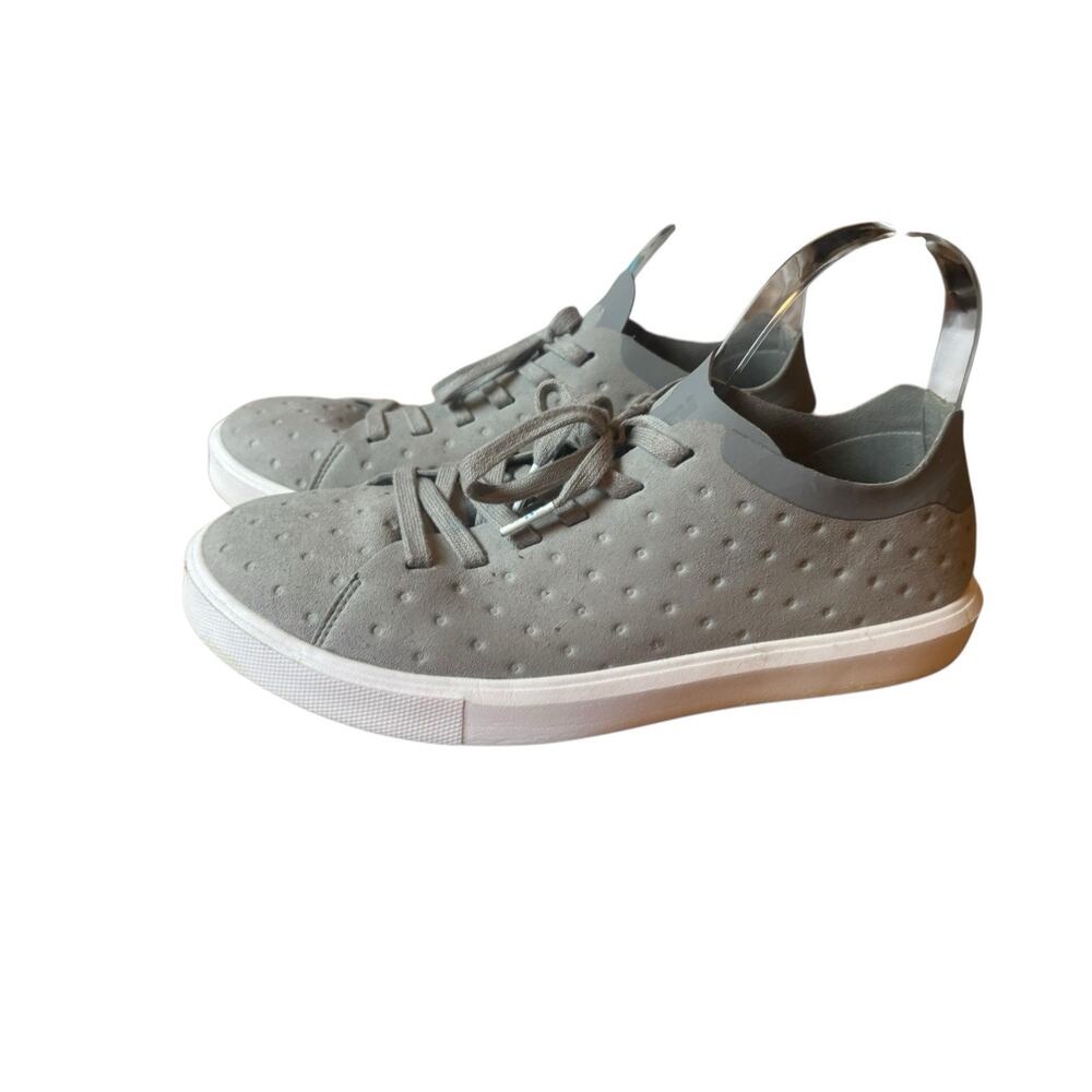 Native Men’s Tie Lite Tennis Shoes‎ Grey Size 10 Breathable Flexible